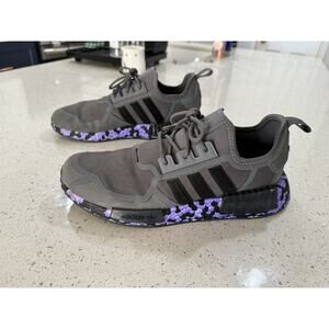 Adidas NMD R1 Athletic Gray Purple Men’s Size 9.5 GW5636